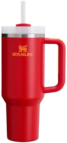 STANLEY Quencher H2.0 FlowState Vakuumisolierter Becher aus Edelstahl mit Deckel und Strohhalm für Wasser, Eistee oder Kaffee, Smoothie und mehr, Chili, 1,2 l STANLEY Quencher H2.0 FlowState Vakuumisolierter Becher aus Edelstahl mit Deckel und Strohhalm für Wasser, Eistee oder Kaffee, Smoothie und mehr, Chili, 1,2 l von STANLEY