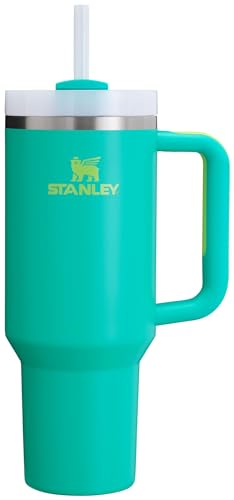 STANLEY Quencher H2.0 FlowState vakuumisolierter Edelstahlbecher mit Deckel und Strohhalm für Wasser, Eistee oder Kaffee, Smoothie und mehr, tropisches Blaugrün, 1,2 l STANLEY Quencher H2.0 FlowState vakuumisolierter Edelstahlbecher mit Deckel und Strohhalm für Wasser, Eistee oder Kaffee, Smoothie und mehr, tropisches Blaugrün, 1,2 l von STANLEY