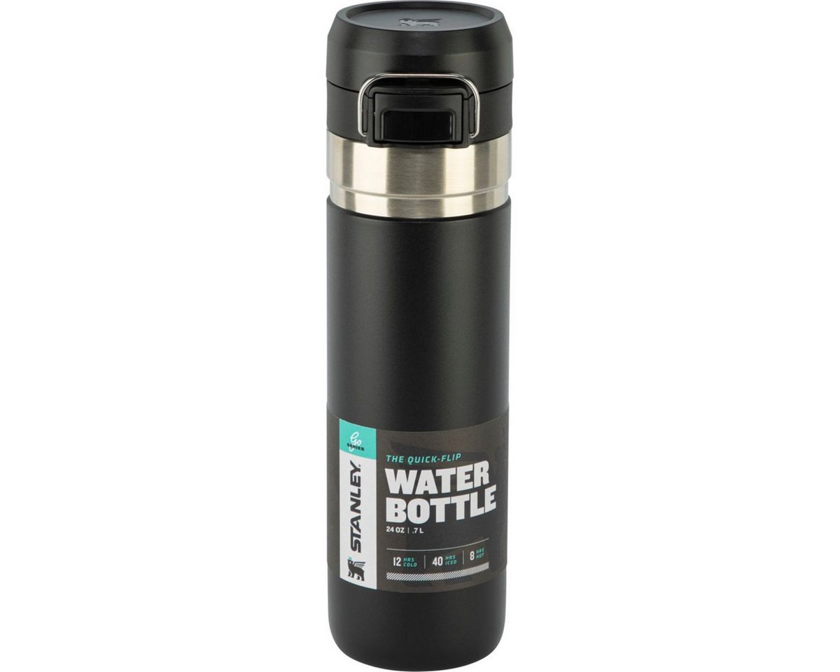 STANLEY Trinkflasche Quick Flip Water Bottle 0,7 L Black 2.0 von STANLEY