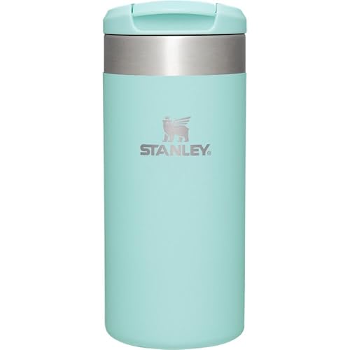 Stanley Aerolight Transit Thermobecher 12OZ - Hält 6 Stunden Heiß - Spülmaschinenfest - Kaffeebecher To Go Auslaufsicher - Kompatibel Mit Gängigen Pkw-Getränkehalterungen - Watercolor Blue von STANLEY