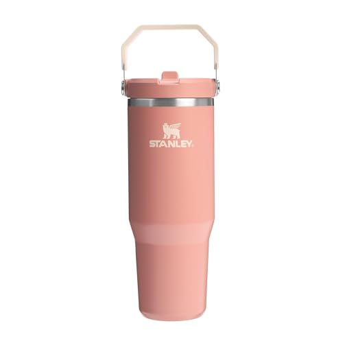 Stanley Flip Straw Tumbler 1.0 Trinkflasche Mit Strohhalm 0.89L - Thermosflasche Hält 12+ Stunden Kalt - Spülmaschinenfest - Sportflasche - Wasserflasche BPA Frei - Sienna von STANLEY