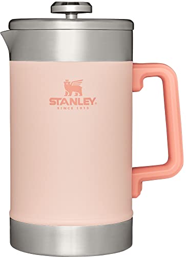 STANLEY French Press Kaffeepresse mit doppelter Vakuumisolierung, Edelstahl, breite Öffnung, große Kapazität, ergonomischer Griff, spülmaschinenfest von STANLEY