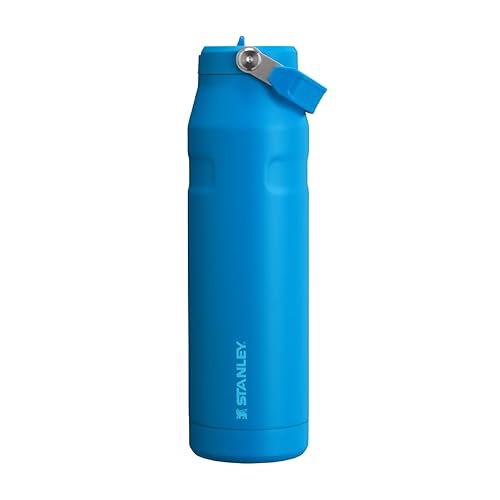 STANLEY IceFlow Flip Straw 2.0 Wasserflasche, 1,06 l, Azurblau von STANLEY