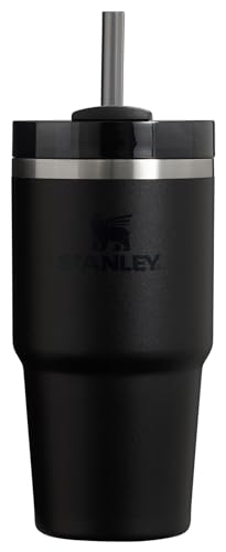 Stanley Quencher H2.0 FlowState vakuumisolierter Becher aus Edelstahl mit Deckel und Trinkhalm, für Wasser, Eistee oder Kaffee, Smoothie und mehr, Schwarz 2.0, 0,6 l Stanley Quencher H2.0 FlowState vakuumisolierter Becher aus Edelstahl mit Deckel und Trinkhalm, für Wasser, Eistee oder Kaffee, Smoothie und mehr, Schwarz 2.0, 0,6 l von STANLEY
