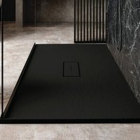 Extra flache Duschwanne VIC SCHWARZ 80x120 cm - SCHWARZ von STANO.