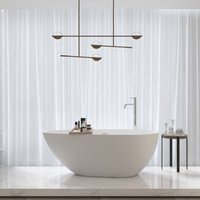 Mineralguss Badewanne helsinki freistehend 150 cm von STANO.