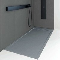 Stano. - Mineralguss-Duschwanne extra flach quore Schieferoptik anthrazit 90x130cm von STANO.