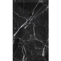 Stano. - Mineralguss-Duschwanne extra flach dekor marquina schwarzes Marmor 70x100 cm von STANO.