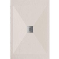 Stano. - Mineralguss-Duschwanne extra flach dexa Schieferoptik beige 70x120 cm von STANO.