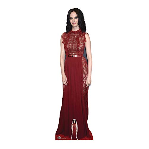 Celebrity Standee In Lebensgröße Eva Green Life Größe Pappe mit Tisch Top Mini Cut Out, Multi Farbe von STAR CUTOUTS
