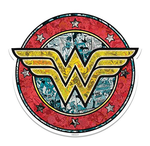 DC Comics Wonder Woman Shield, Multi Farbe von STAR CUTOUTS
