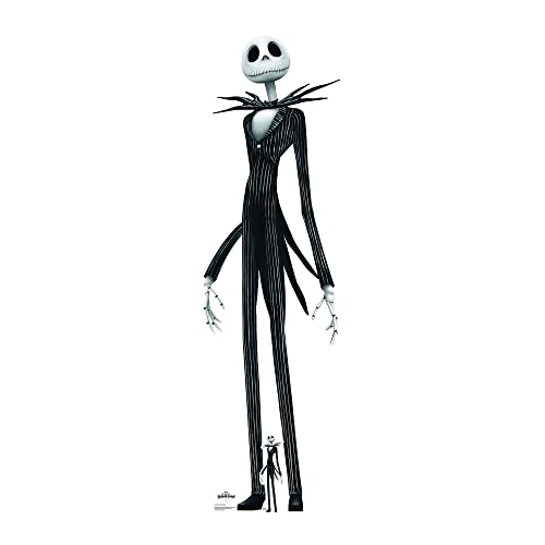 SC1690 Pappaufsteller Jack Skellington Kingdom Hearts The Nightmare Before Christmas, lebensgroß, inkl. Mini von STAR CUTOUTS