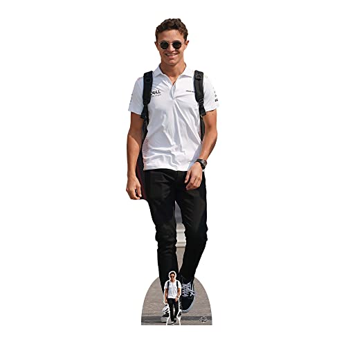 STAR CUTOUTS CS943 Lando Norris Motor Racing Casual Lifesize Cardboard Cutout Free Mini, Regular STAR CUTOUTS CS943 Lando Norris Motor Racing Casual Lifesize Cardboard Cutout Free Mini, Regular von STAR CUTOUTS