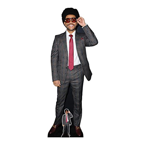 STAR CUTOUTS CS987 Pappaufsteller The Weeknd Lifesize mit Mini-Ausschnitt von STAR CUTOUTS