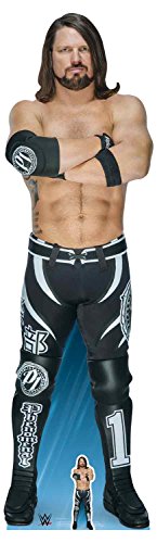 STAR CUTOUTS Aj Styles, Cardboard, Multicolour, LTD Aka Allen Neal Jones Karton, Mehrfarbig, 180 x 52 x 180 cm, Pappe von STAR CUTOUTS