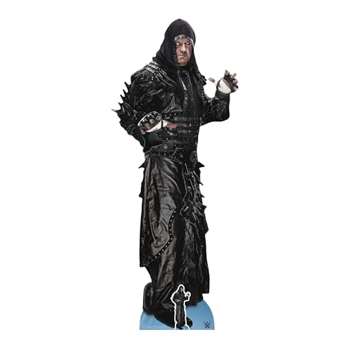 STAR CUTOUTS SC1133 The Undertaker Pappaufsteller perfekt für Geburtstage, Geschenke, Partys & WWE-Fans Höhe 194 cm, Pappe, 194 x 79 x 194 cm von STAR CUTOUTS