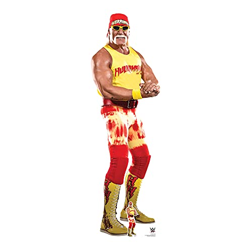 Star Cutouts Ltd SC1668 Hulk Hogan Ultimate Edition WWE-Figuren, Party-Dekoration, lebensgroßer Pappaufsteller von STAR CUTOUTS