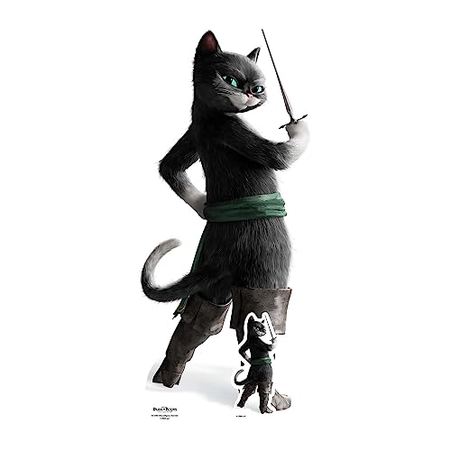 Star Cutouts SC4286 Kitty Pappaufsteller mit weichen Pfoten, ideal für Shrek & Puss In Boots Filmfans, Themenpartys, Shrek-Geburtstage und Veranstaltungen von STAR CUTOUTS