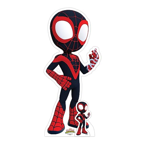 Star Cutouts SC4342 Pappaufsteller Spin Spidey und Seine erstaunlichen Freunde, ideal für Marvel-Fans, Sammler und Event-Dekorationen von STAR CUTOUTS