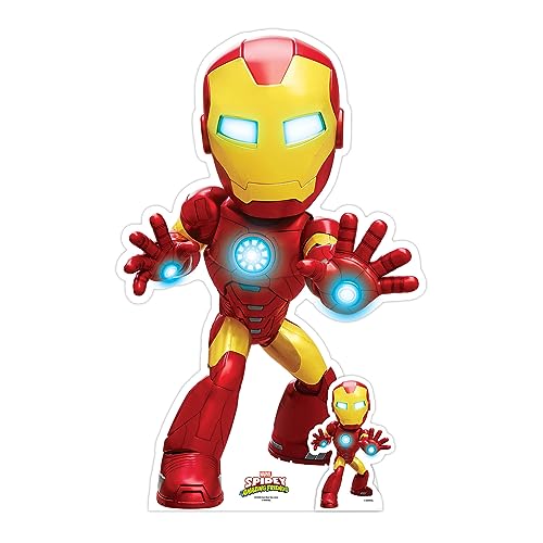 Star Cutouts SC4345 Pappaufsteller Iron Man Spidey und Seine erstaunlichen Freunde, perfekt für Spider-Man-Fans, Partys und Veranstaltungen Star Cutouts SC4345 Pappaufsteller Iron Man Spidey und Seine erstaunlichen Freunde, perfekt für Spider-Man-Fans, Partys und Veranstaltungen von STAR CUTOUTS