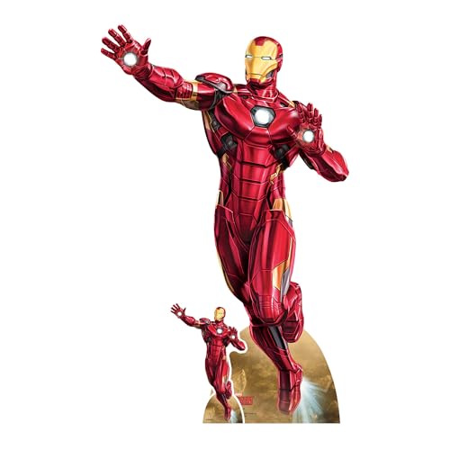Star Cutouts SC4389 Iron Man Star Mini-Pappaufsteller mit Mini – perfekt für Marvel-Fans, Partys und Events von STAR CUTOUTS