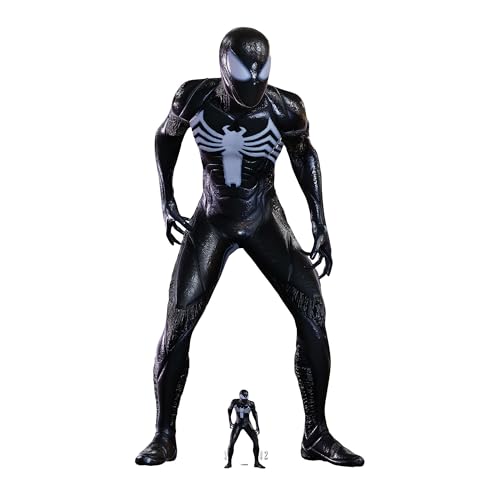 Star Cutouts SC4487 Symbiote Spider-Man Pappaufsteller mit Mini – perfekt für Marvel-Fans, Partys und Events von STAR CUTOUTS