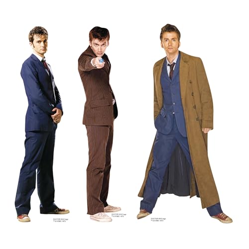 Star Cutouts SC4643 Tenth Doctor Who David Tennant Regal Top Pack Pappaufsteller Höhe 31 cm – ideal für Fans & Geschenke von STAR CUTOUTS