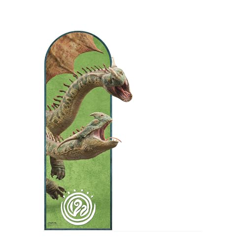 Star Cutouts SC4840 Hideous Zippleback Sailboard How to Train Your Dragon Live Action Pappaufsteller Höhe 182 cm Offizielles Merchandise Party Geburtstag Raumdekoration von STAR CUTOUTS