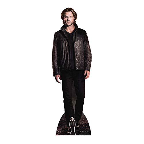 Star Einbauöffnungen Sam Winchester Man of Buchstaben Supernatural Life Größe Pappe mit Mini Tisch Top, Multi Farbe von STAR CUTOUTS