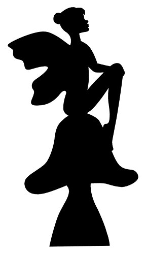 Unbekannt Star Party Fairy Silhouette Life Größe Pappe mit Tisch Top Mini Schnitt Out, Multi Farbe von STAR CUTOUTS
