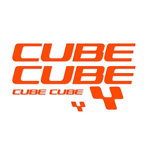 Aufkleber für Fahrradrahmen Cube 6 Logos - Star Sam von STAR SAM