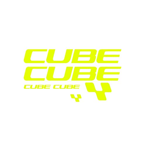 Aufkleber für Fahrradrahmen Cube 6 Logos - Star Sam von STAR SAM