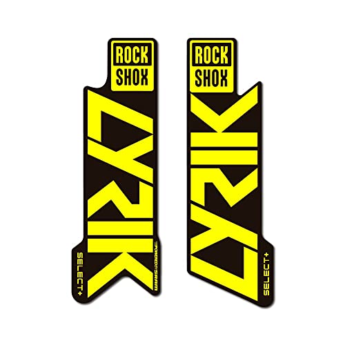 STAR SAM Aufkleber für Rock Shox Lyrik Select + 2020 Gelb 1 cm von STAR SAM