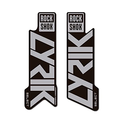 STAR SAM Aufkleber für Rock Shox Lyrik Select 2020, Grau, 1 cm von STAR SAM