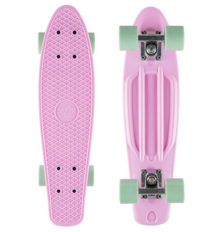 STAR-SKATEBOARDS Skateboard Retroboard, ab 8 Jahre, ab 125 cm, Jungen, Mädchen, 60 mm Rollen, ABEC-7 Kugellager, 78A Rollenhärte, bis 100 kg STAR-SKATEBOARDS Skateboard Retroboard, ab 8 Jahre, ab 125 cm, Jungen, Mädchen, 60 mm Rollen, ABEC-7 Kugellager, 78A Rollenhärte, bis 100 kg von STAR-SKATEBOARDS