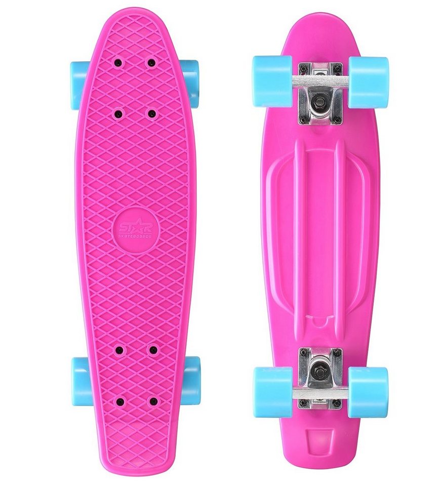 STAR-SKATEBOARDS Skateboard Retroboard, ab 8 Jahre, ab 125 cm, Jungen, Mädchen, 60 mm Rollen, ABEC-7 Kugellager, 78A Rollenhärte, bis 100 kg STAR-SKATEBOARDS Skateboard Retroboard, ab 8 Jahre, ab 125 cm, Jungen, Mädchen, 60 mm Rollen, ABEC-7 Kugellager, 78A Rollenhärte, bis 100 kg von STAR-SKATEBOARDS