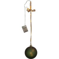 Batteriebetriebene Weihnachtsleuchte ,Bliss' mit Baumkugel, 18 Tautropfen-LEDs, Timer, grün, ø 15cm - Star Trading Batteriebetriebene Weihnachtsleuchte ,Bliss' mit Baumkugel, 18 Tautropfen-LEDs, Timer, grün, ø 15cm - Star Trading von STAR TRADING