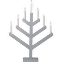 Kerzenleuchter Vinga grau 7 LEDs H 50cm B 32cm Kerzenleuchter Vinga grau 7 LEDs H 50cm B 32cm von STAR TRADING