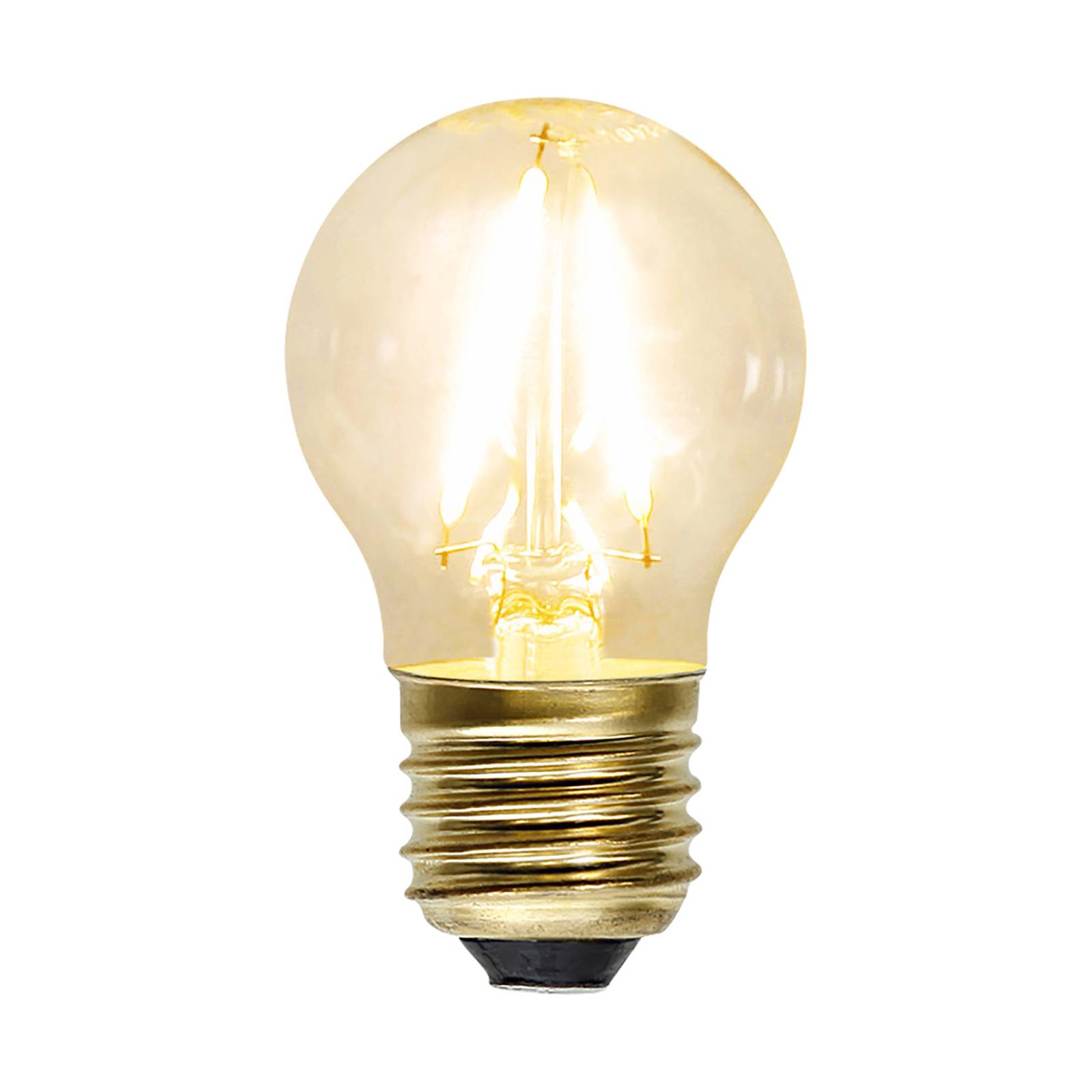 LED-Lampe E27 G45 Filament 1,5W 2.100 K Soft Glow von STAR TRADING