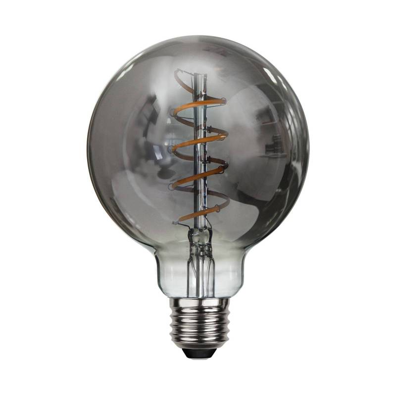 LED-Leuchtmittel Spiral Filament, G95, E27, 2 W grau dimmbar von STAR TRADING