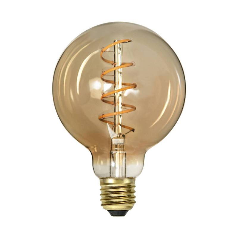 LED-Leuchtmittel Spiral Filament G95 E27 3,2 W amber dimmbar von STAR TRADING