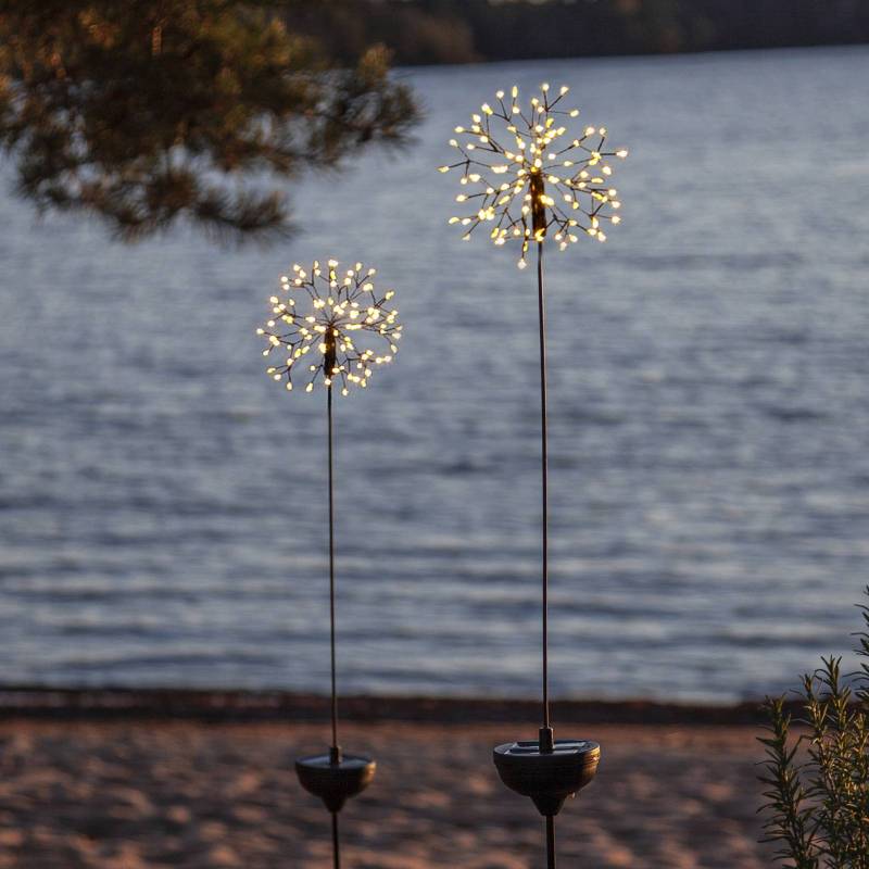 LED-Solarleuchte Firework mit Erdspieß, 85 cm von STAR TRADING