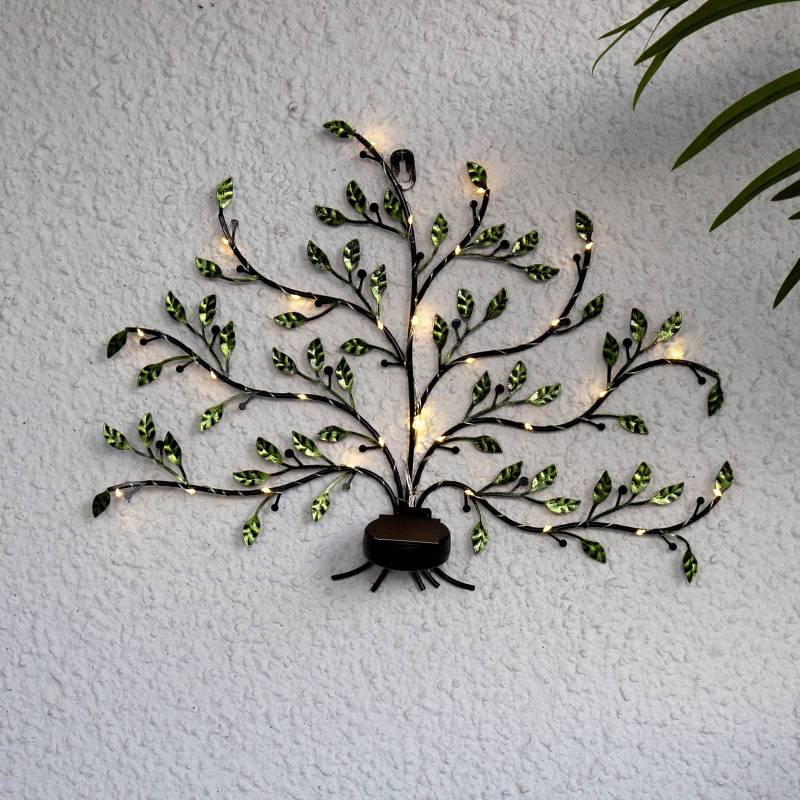 LED-Solarwandleuchte Tree of life von STAR TRADING