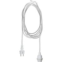 Star Trading - Lampenaufhängung Ute 5M, E27, Weiß, Außenbereich, 5 Meter, IP44 von STAR TRADING