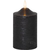 Star Trading - led Echtwachskerzen 'Flamme', Schwarz, Timer, 15cm von STAR TRADING