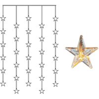 Star Trading - led Lichtervorhang ,Star Curtain' mit Sternen, 30 LEDs, strombetrieben, warmweiß, h 120cm, b 90cm Star Trading - led Lichtervorhang ,Star Curtain' mit Sternen, 30 LEDs, strombetrieben, warmweiß, h 120cm, b 90cm von STAR TRADING