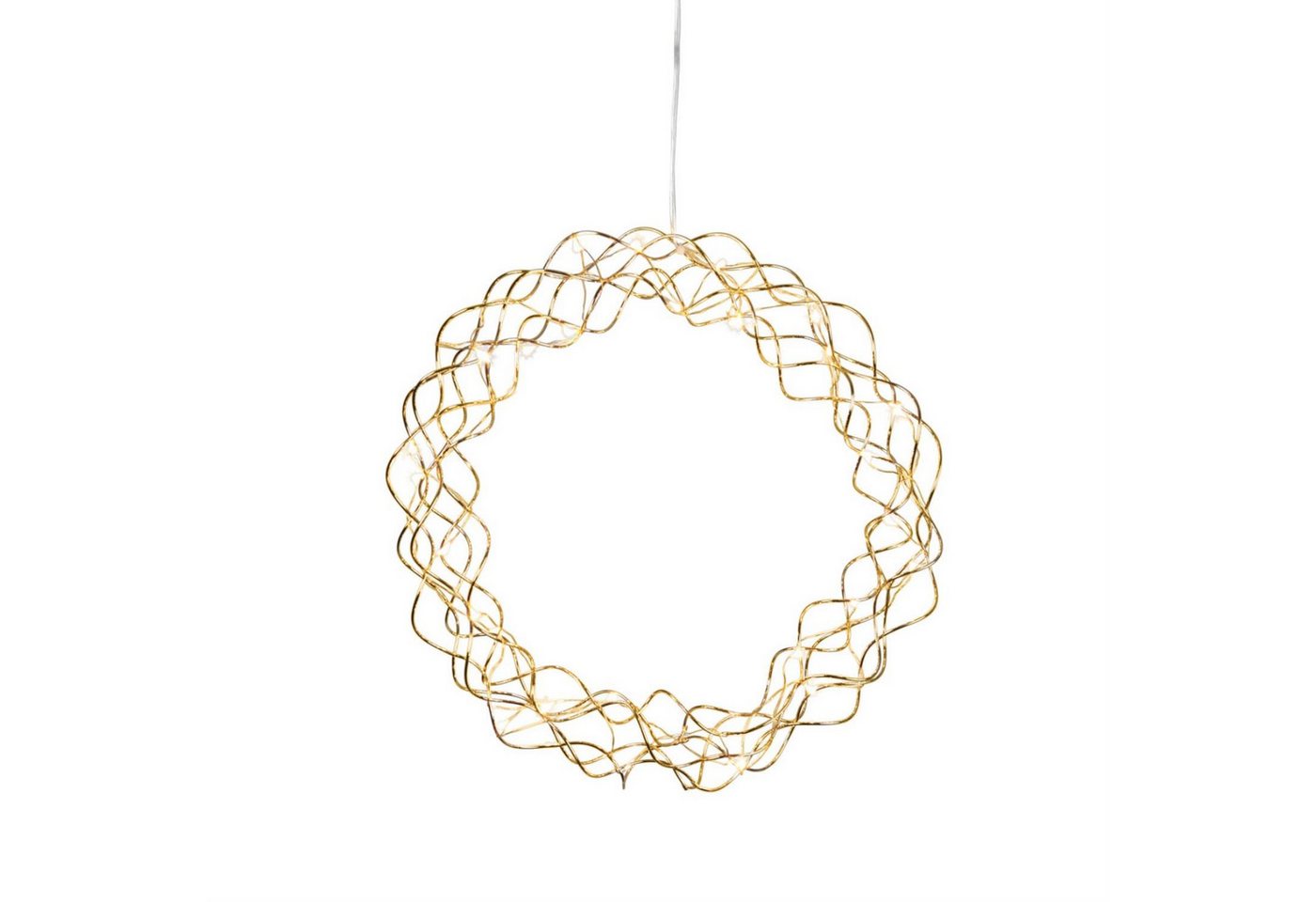 STAR TRADING Dekokranz LED Lichtkranz Fenster Türschmuck Wandkranz 30LED D: 30cm Innen gold STAR TRADING Dekokranz LED Lichtkranz Fenster Türschmuck Wandkranz 30LED D: 30cm Innen gold von STAR TRADING