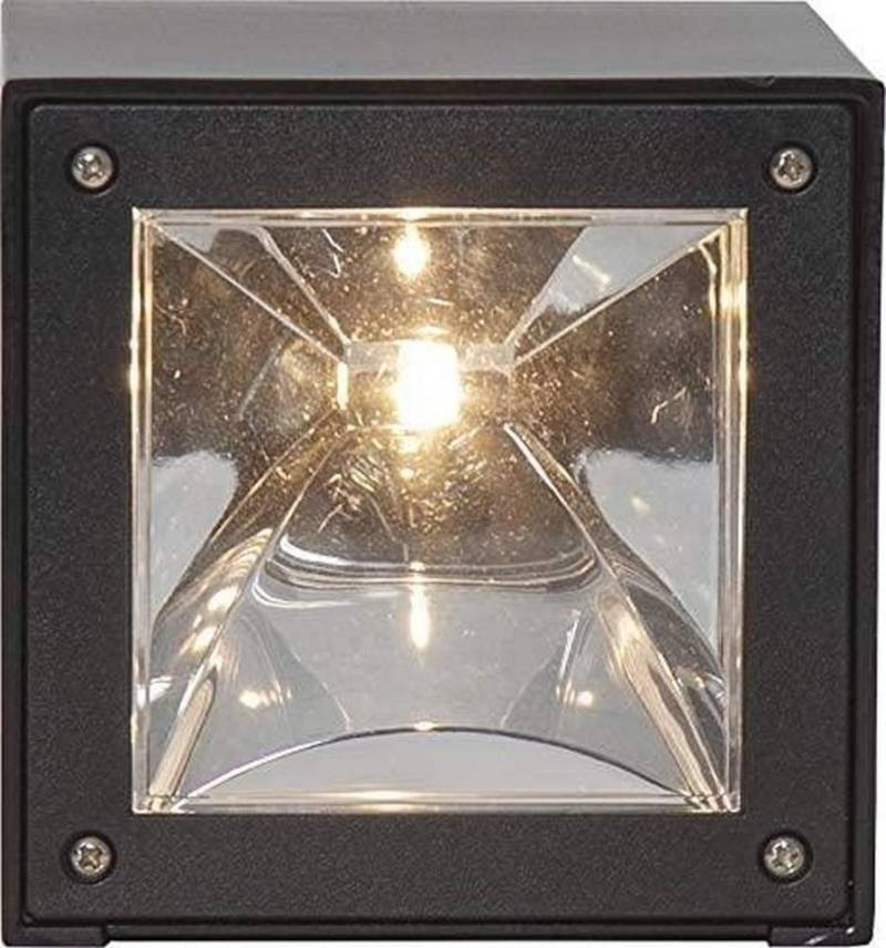 STAR TRADING LED Solarleuchte 481-77 LED-Solar-Wandleuchte"Wally Cube" von STAR TRADING