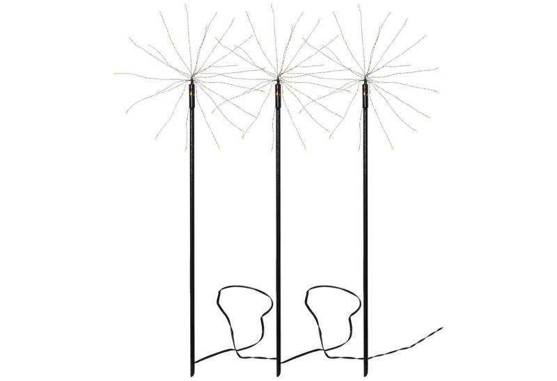 STAR TRADING LED Dekofigur Firework Outdoor, LED Leuchtstäbe,Firework', Outdoor Feuerwerk, Netzbetrieb, warmweiß von STAR TRADING