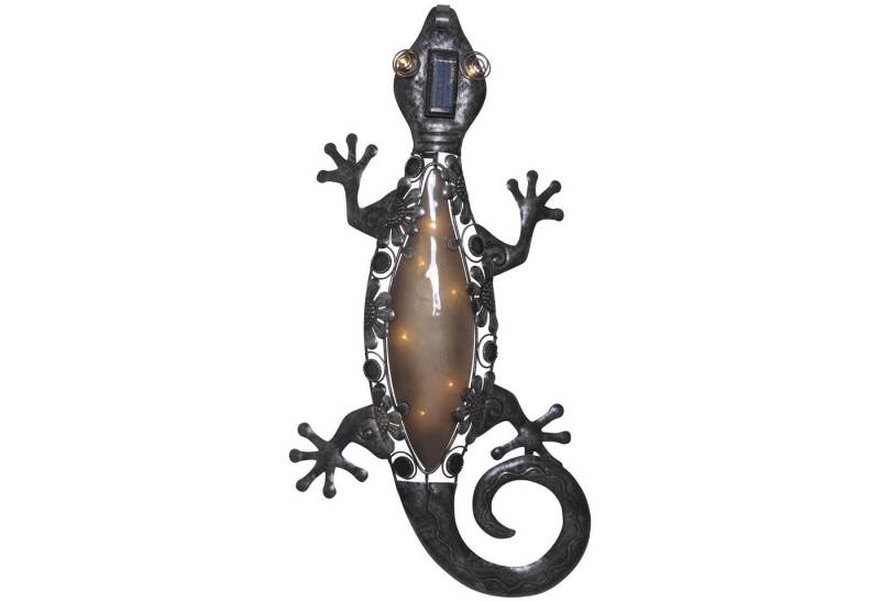 STAR TRADING LED Solarleuchte, Deko-Wandlicht Gecko von STAR TRADING